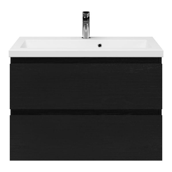 Secca badmeubel 80 cm zwart eiken