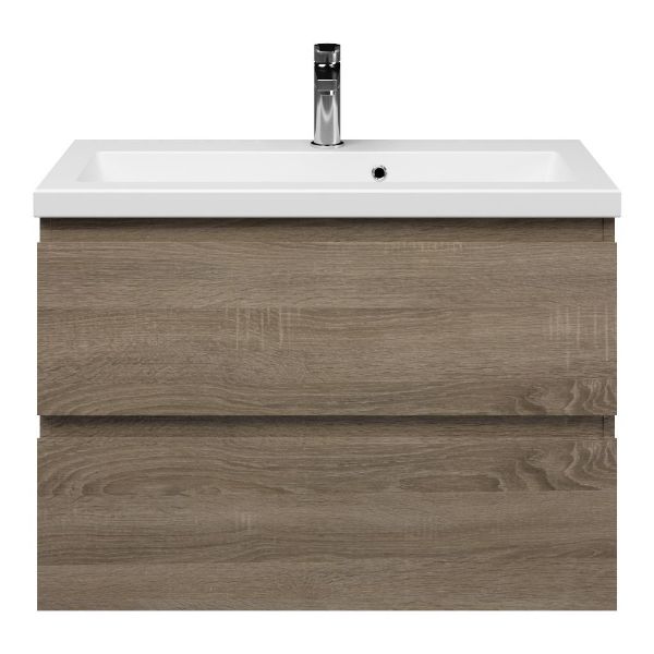 Secca badmeubel 80 cm donker eiken