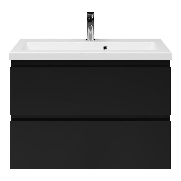 Secca badmeubel 80 cm zwart mat
