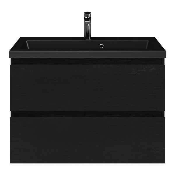 Secca badmeubel 80 cm zwart eiken
