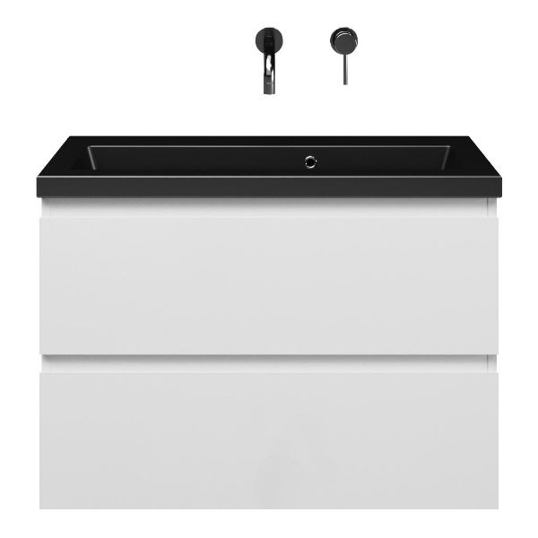 Secca badmeubel 80 cm wit hoogglans