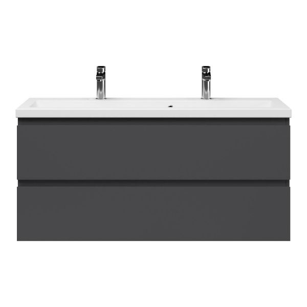 Secca badmeubel 120 cm mat antraciet