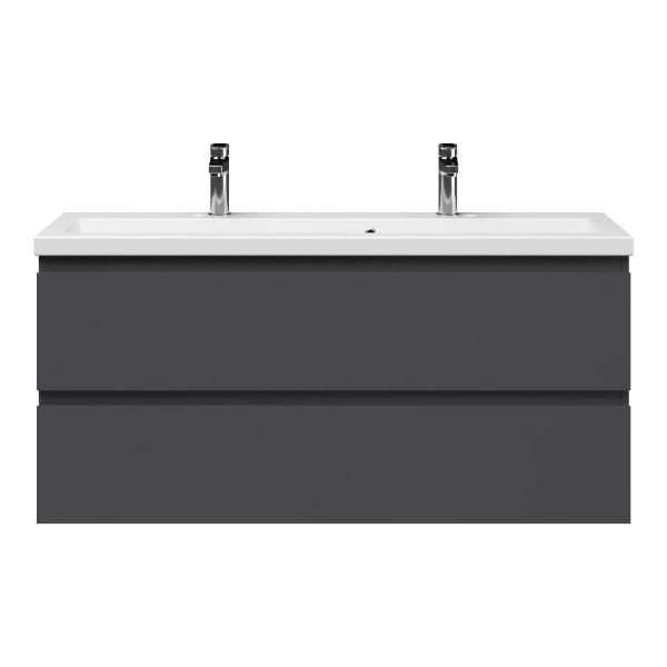 Secca badmeubel 120 cm mat antraciet