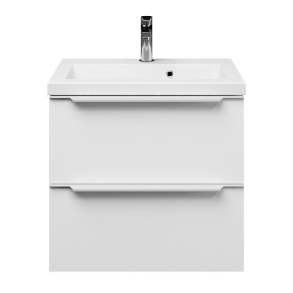 Ambra badmeubel 60 cm mat wit