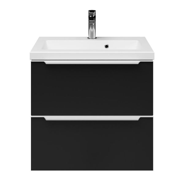Ambra badmeubel 60 cm mat zwart