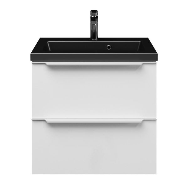 Ambra badmeubel 60 cm wit hoogglans