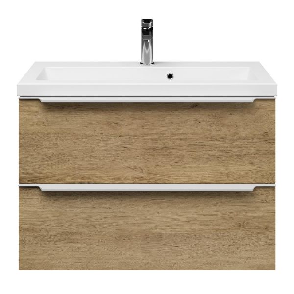Ambra badmeubel 80 cm warm eiken