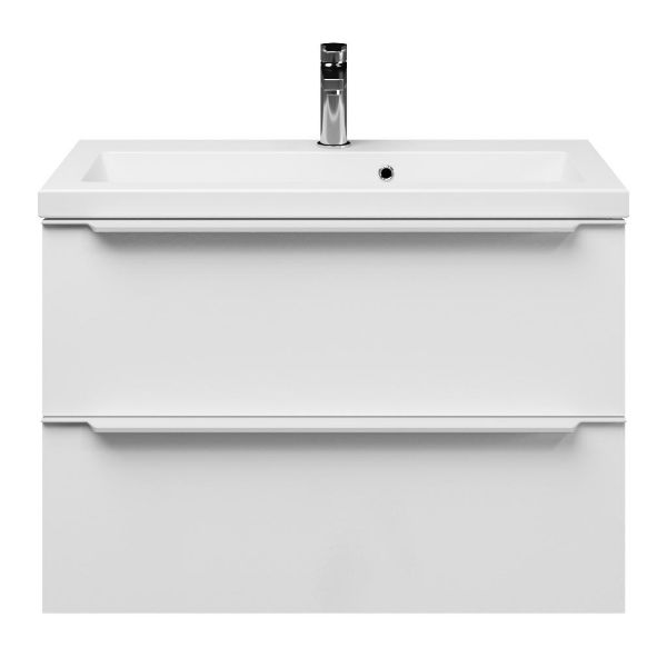 Ambra badmeubel 80 cm wit hoogglans