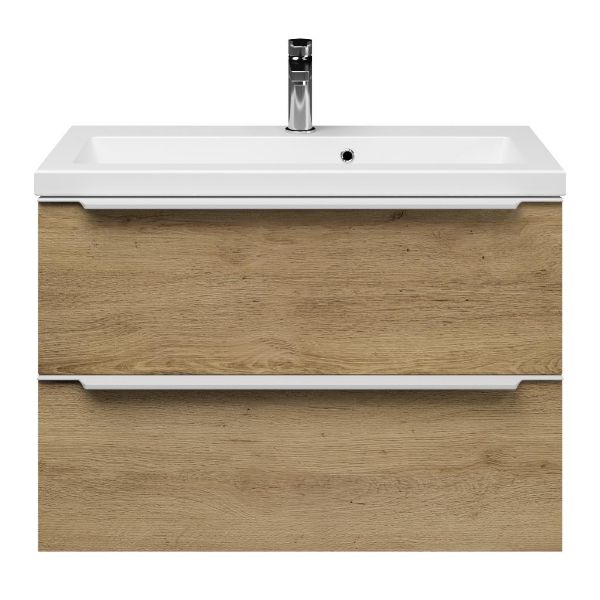 Ambra badmeubel 80 cm warm eiken