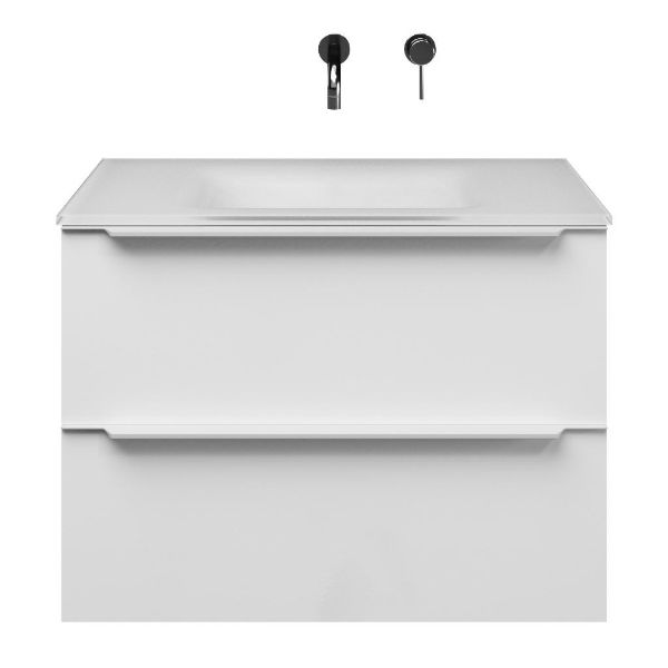 Lucilla badmeubel 80 cm wit hoogglans