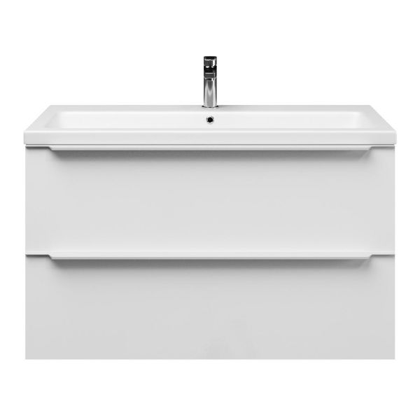 Lucilla badmeubel 100 cm hoogglans wit