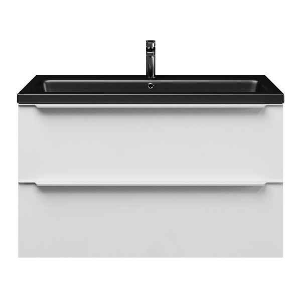 Lucilla badmeubel 100 cm hoogglans wit