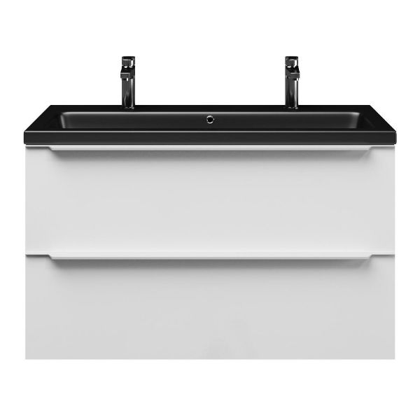 Lucilla badmeubel 100 cm hoogglans wit