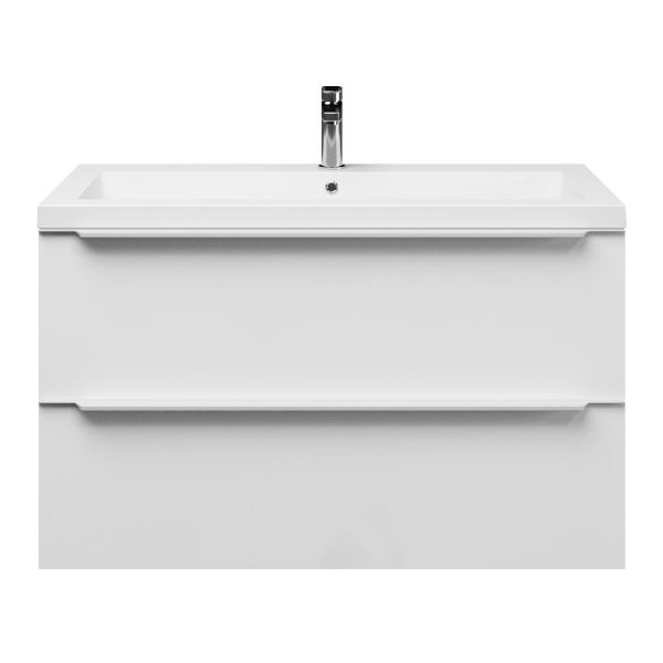Lucilla badmeubel 100 cm hoogglans wit