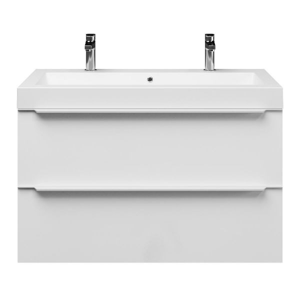 Lucilla badmeubel 100 cm hoogglans wit