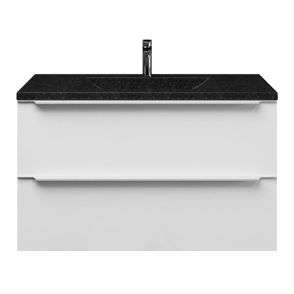 Lucilla badmeubel 100 cm hoogglans wit
