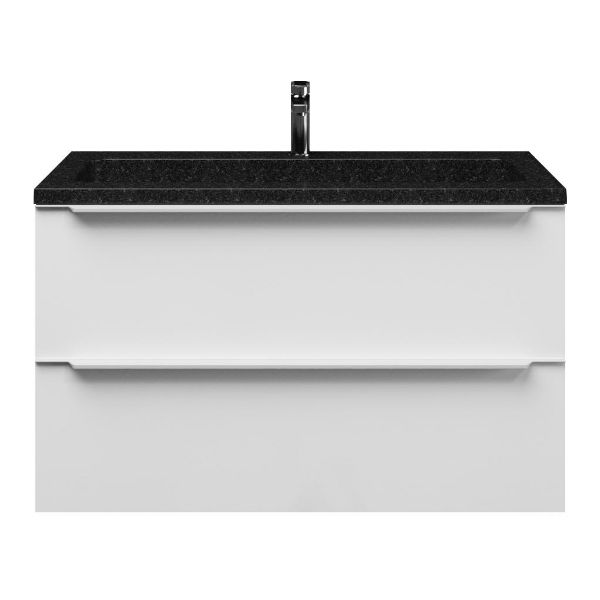 Lucilla badmeubel 100 cm hoogglans wit