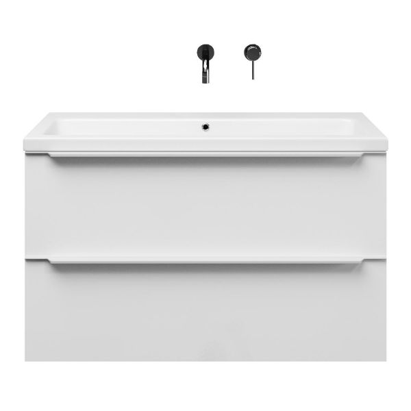 Lucilla badmeubel 100 cm wit hoogglans