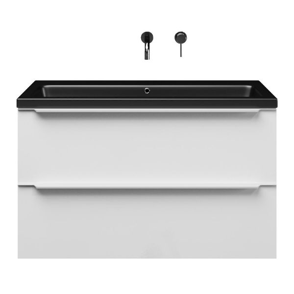 Lucilla badmeubel 100 cm wit hoogglans