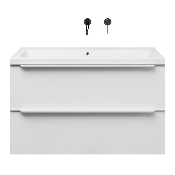 Lucilla badmeubel 100 cm wit hoogglans