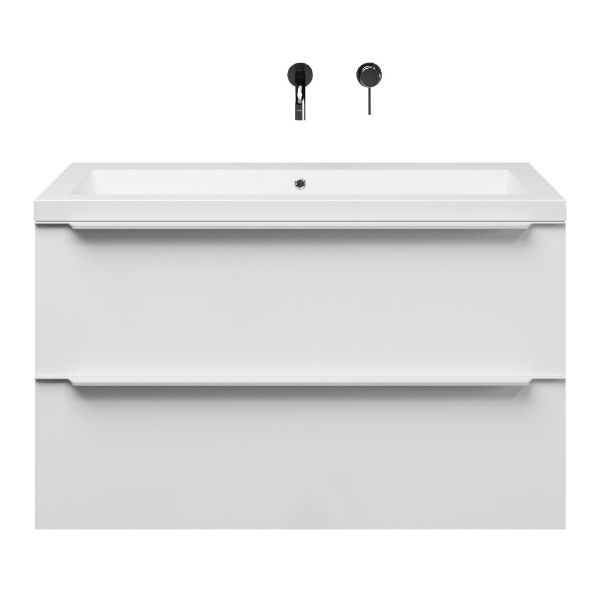 Lucilla badmeubel 100 cm wit hoogglans