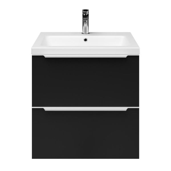 Lucilla badmeubel 60 cm zwart mat
