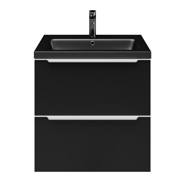 Lucilla badmeubel 60 cm zwart mat