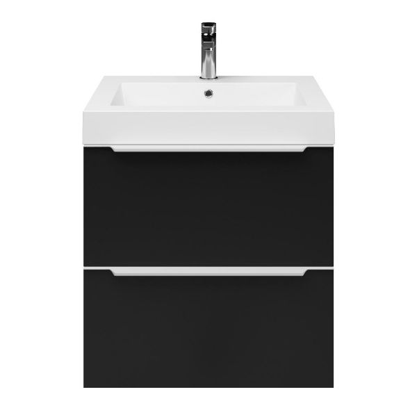 Lucilla badmeubel 60 cm zwart mat