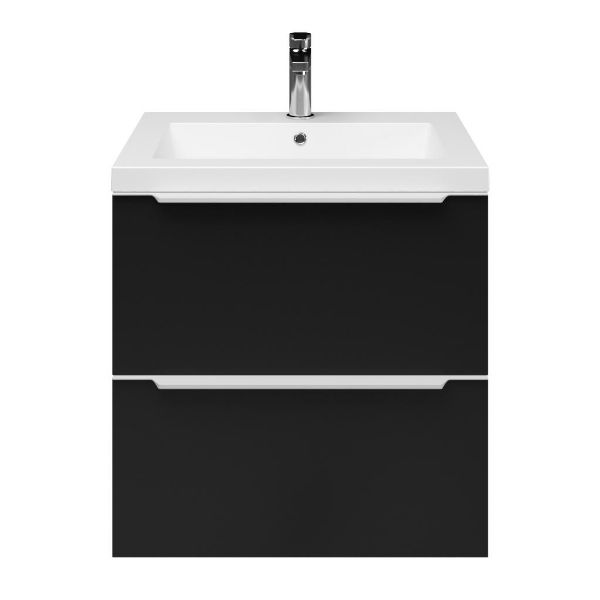 Lucilla badmeubel 60 cm zwart mat