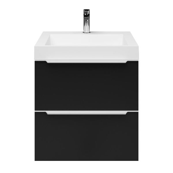 Lucilla badmeubel 60 cm zwart mat