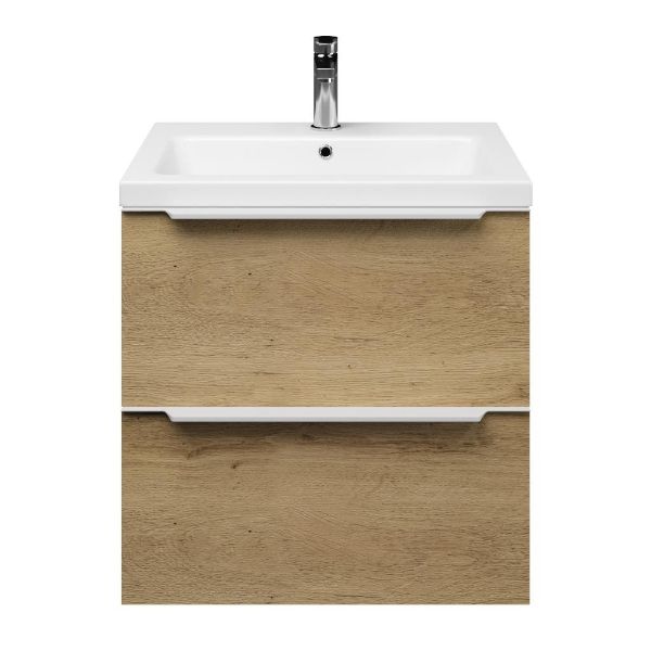 Lucilla badmeubel 60 cm warm eiken