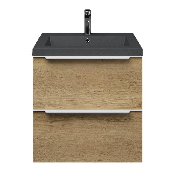 Lucilla badmeubel 60 cm warm eiken