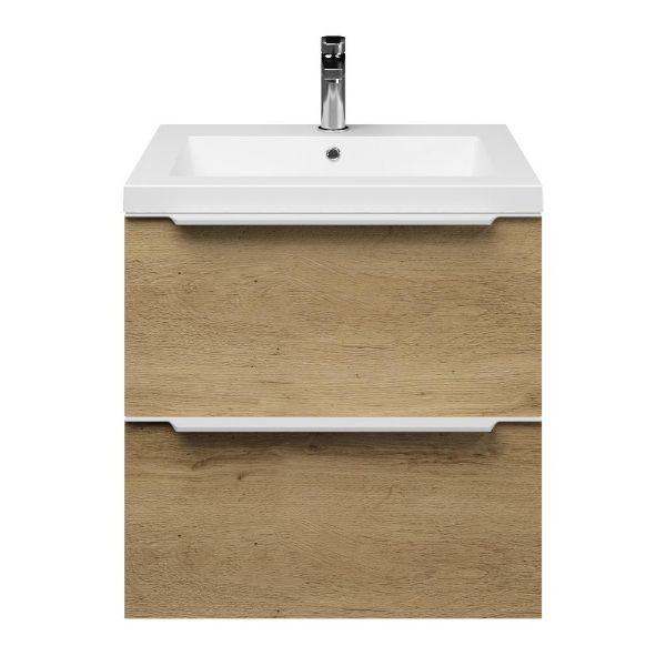 Lucilla badmeubel 60 cm warm eiken