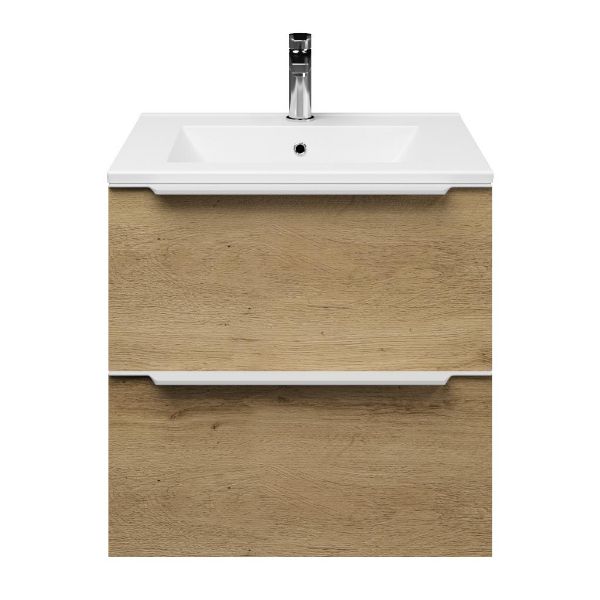 Lucilla badmeubel 60 cm warm eiken