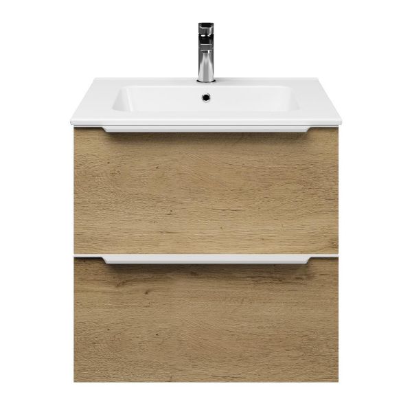 Lucilla badmeubel 60 cm warm eiken
