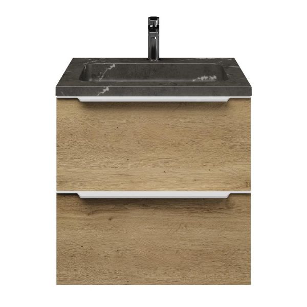 Lucilla badmeubel 60 cm warm eiken