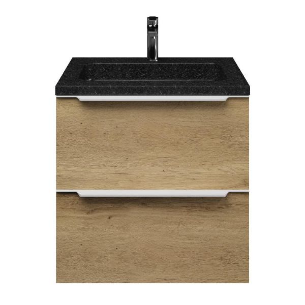 Lucilla badmeubel 60 cm warm eiken