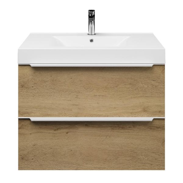 Lucilla badmeubel 80 cm warm eiken
