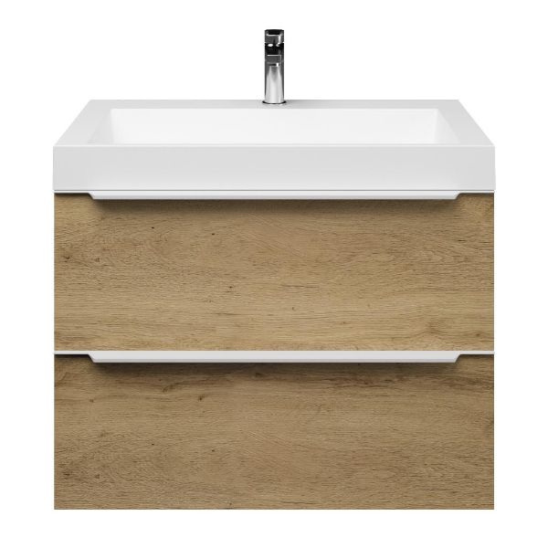 Lucilla badmeubel 80 cm warm eiken