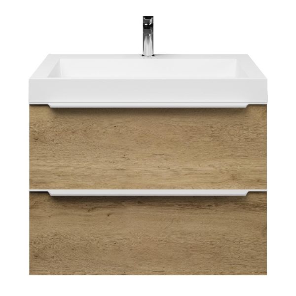 Lucilla badmeubel 80 cm warm eiken