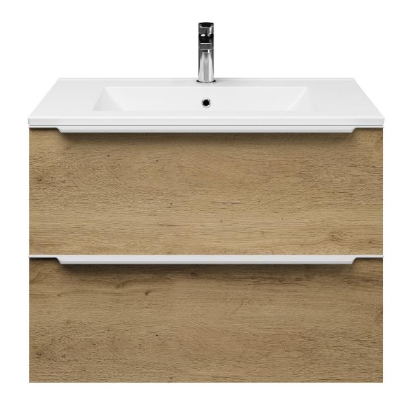 Lucilla badmeubel 80 cm warm eiken