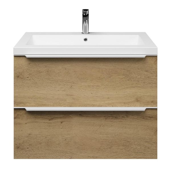 Lucilla badmeubel 80 cm warm eiken