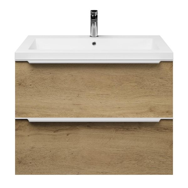 Lucilla badmeubel 80 cm warm eiken