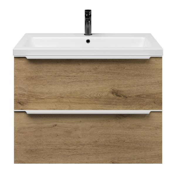 Lucilla badmeubel 80 cm warm eiken