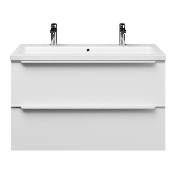 Lucilla badmeubel 100 cm mat wit