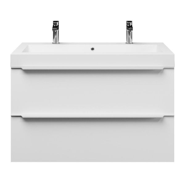 Lucilla badmeubel 100 cm mat wit