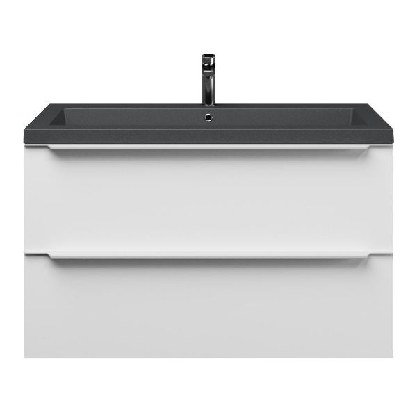 Lucilla badmeubel 100 cm mat wit