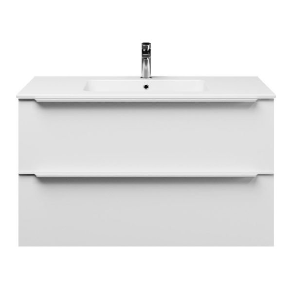 Lucilla badmeubel 100 cm mat wit