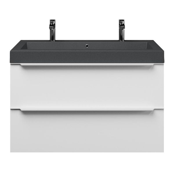 Lucilla badmeubel 100 cm mat wit