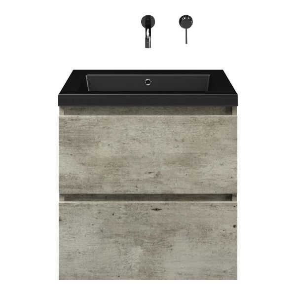 Elena badmeubel 60 cm steigerhout licht grijs